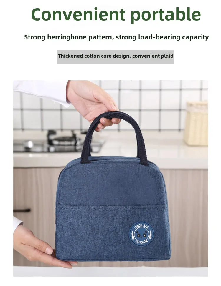 Bolsa abierta con espacio para alimentos