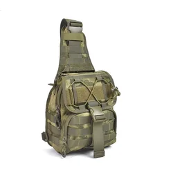 Bolsa de mensajero impermeable táctica MOLLE para ciclismo