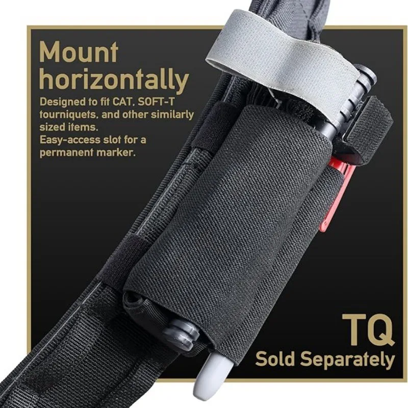 Soporte para torniquete MOLLE elástico con fijación TQ táctico - imagen 4