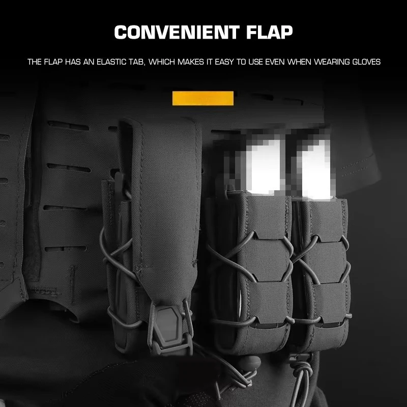 Tiger Mag Bolsa Táctica Portacargadores 9mm Solapa V2 - imagen 5