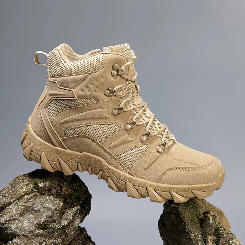 Botines tácticos de cuero HIKEUP – Invierno para hombre outdoor - imagen 3