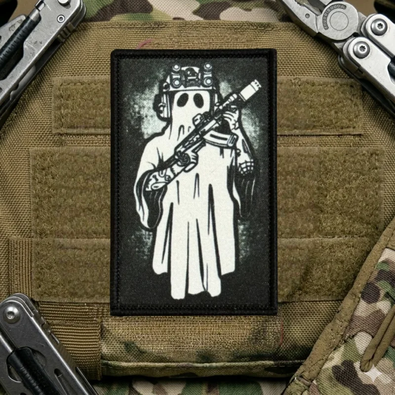 Parche táctico velcro Ghost Sniper GNBS para chaleco y mochila - imagen 5