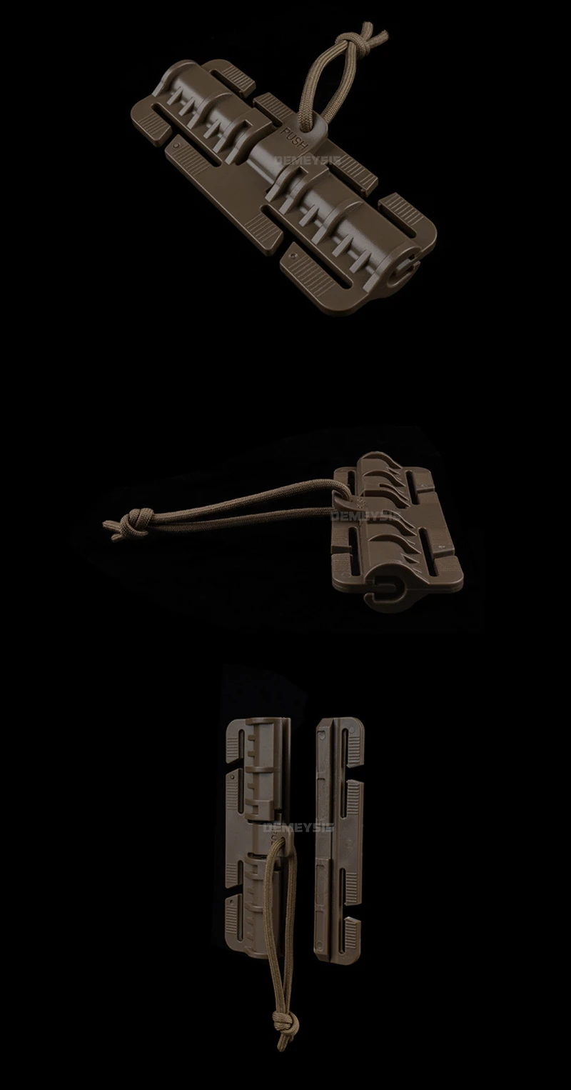 Conector listo para montaje con sistema MOLLE