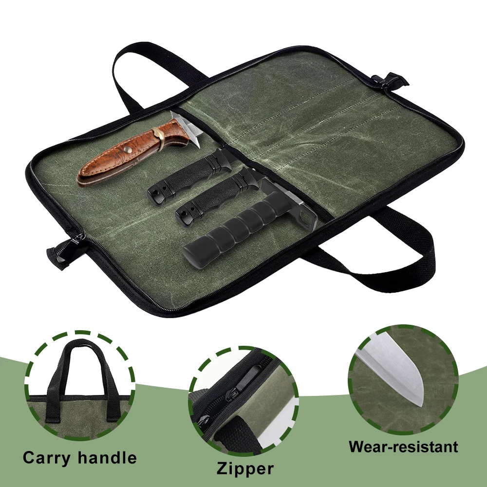 Estuche para cuchillos de exterior ripstop con asa de transporte - imagen 2