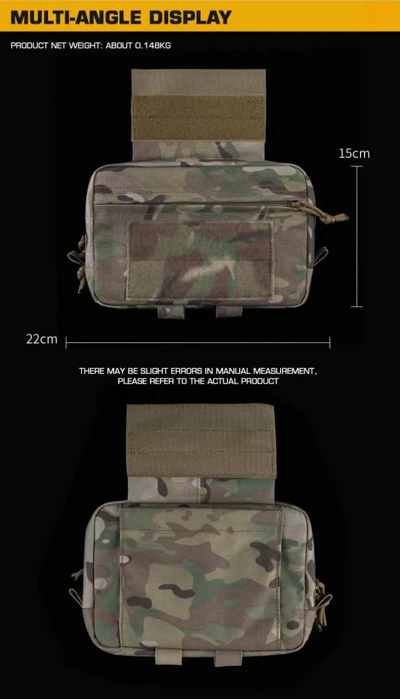 Detalle de la bolsa y su sistema de fijación
