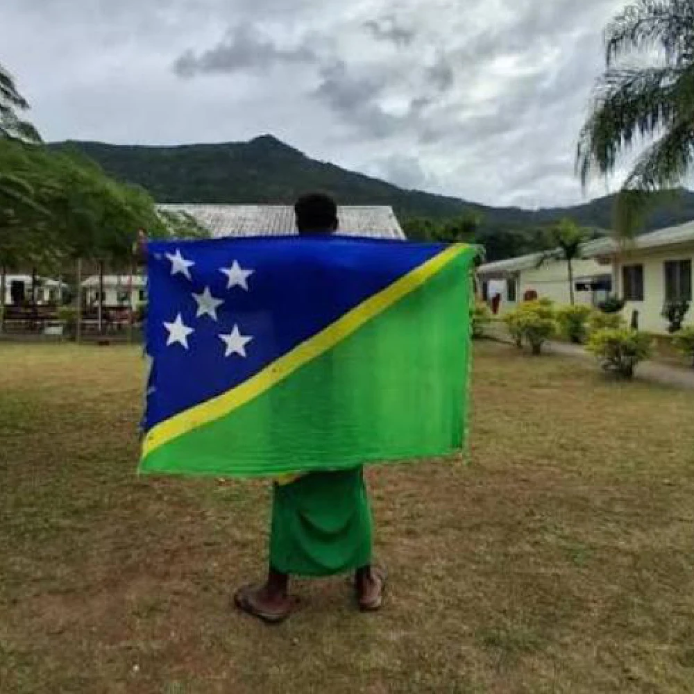 Bandera decorativa Islas Salomón 90x150 cm - imagen 5