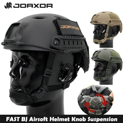 Casco táctico JOAXOR FAST BJ con riel Picatinny y perilla ajustable