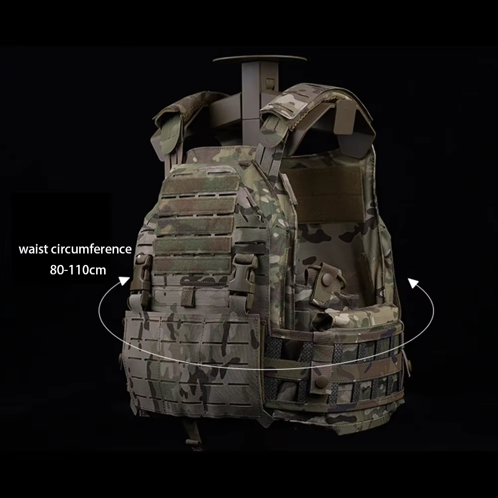 Portador de placa LG4 MOLLE – Chaleco táctico airsoft - imagen 4