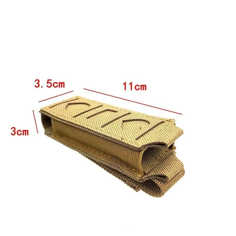 Portacargador táctico MOLLE abierto para pistola de 9 mm y .45 calibre - imagen 5