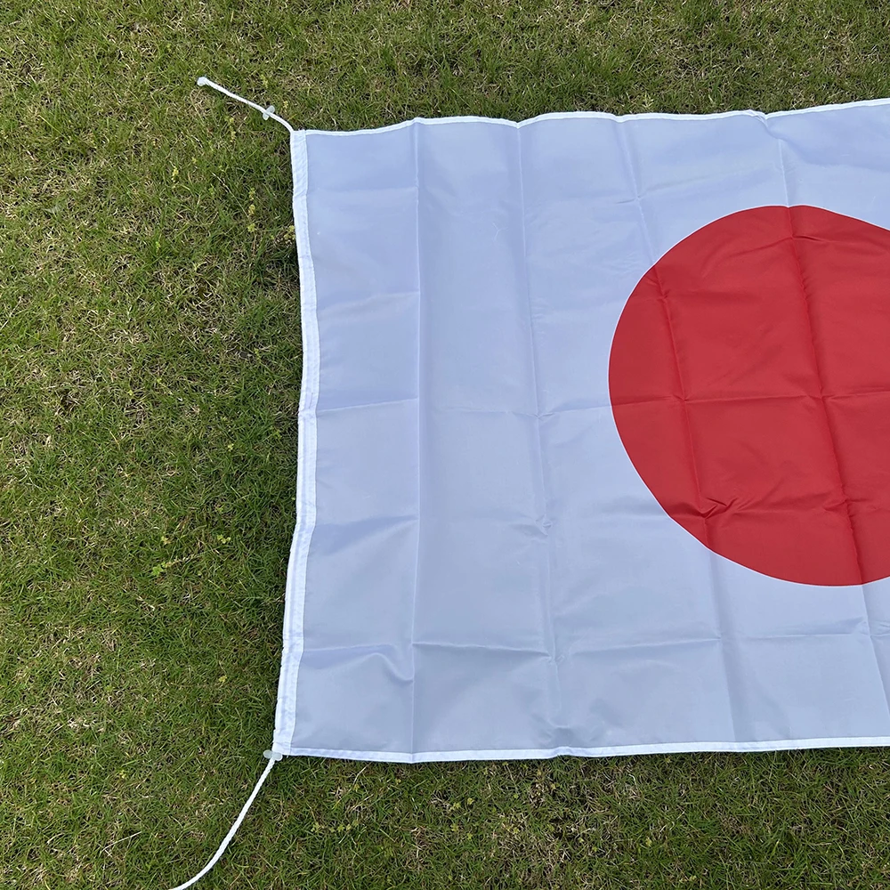 Bandera de Japón táctica de poliéster resistente interior y exterior - imagen 5