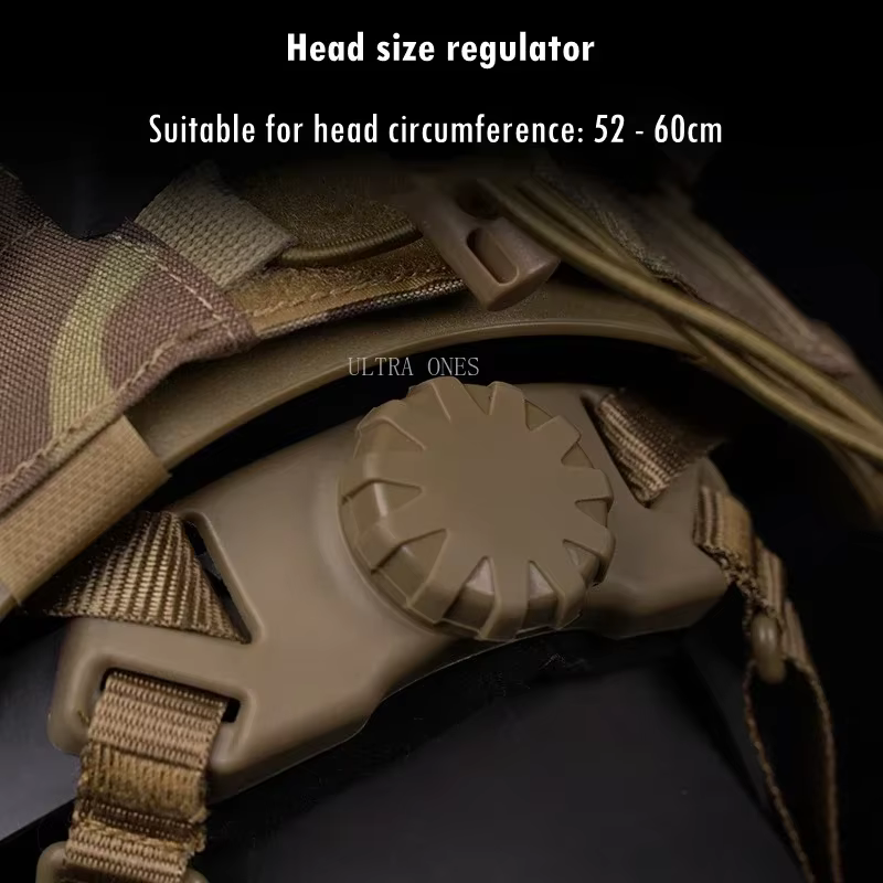 Casco táctico de cobertura total con máscara facial de malla de acero - imagen 2