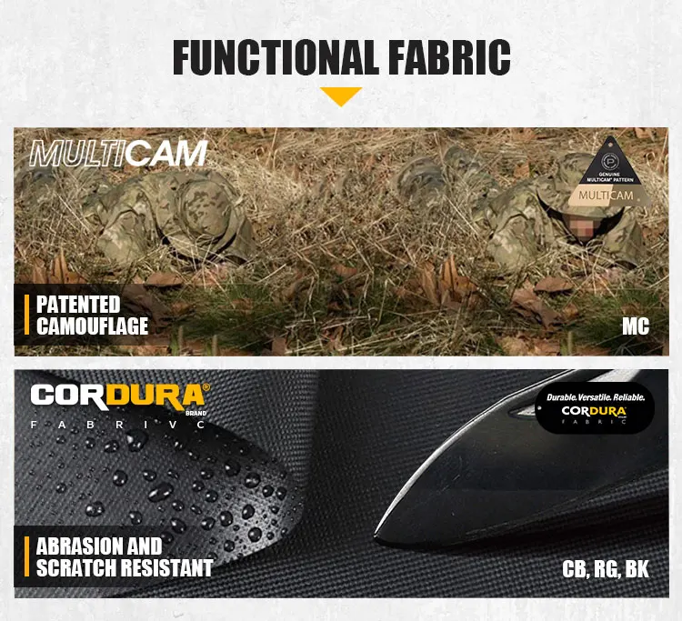 Vista frontal y diseño de marca