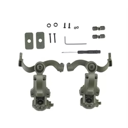 Adaptador de audífonos para casco táctico ARC Track M-LOK OPS giratorio