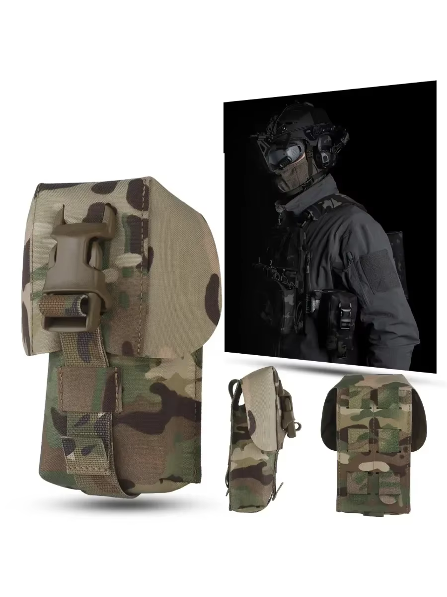 Bolsa táctica MOLLE para controlador de dron, portacargadores