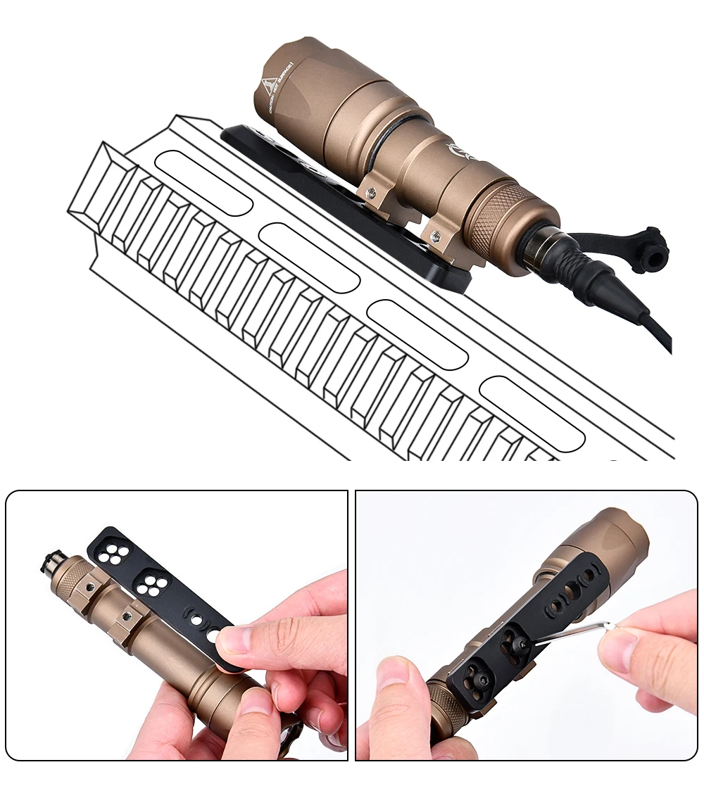 Montaje en rail M-LOK