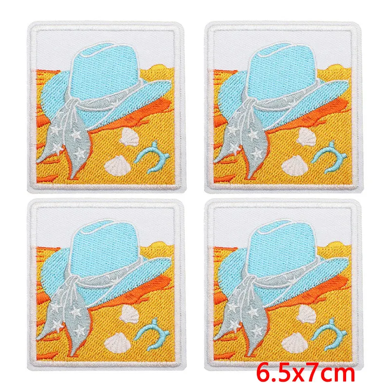 Parche bordado vaquero western costero termoadhesivo para ropa DIY - imagen 5