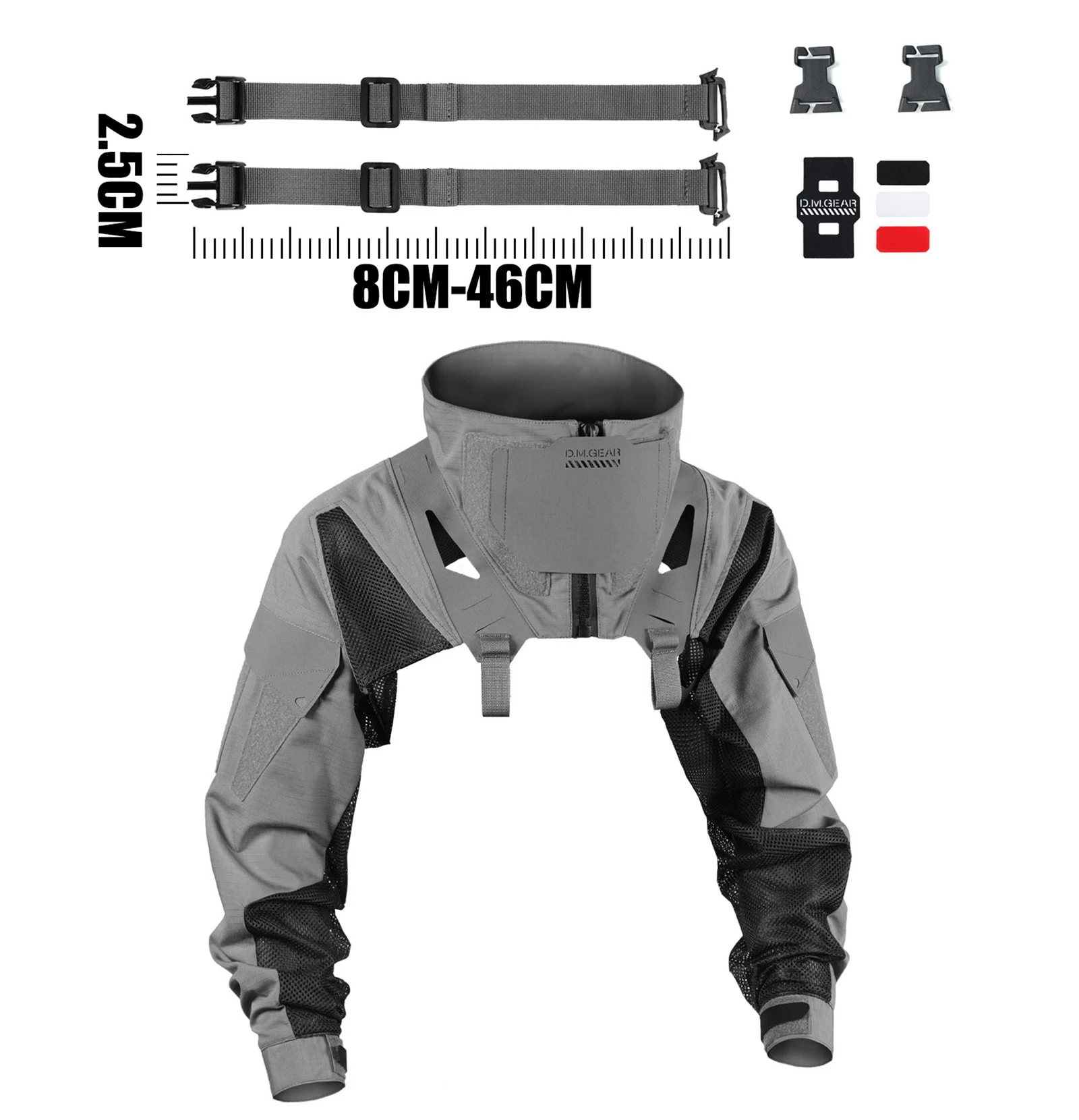 Uniforme táctico transpirable resistente al sol mangas para chaleco - imagen 2