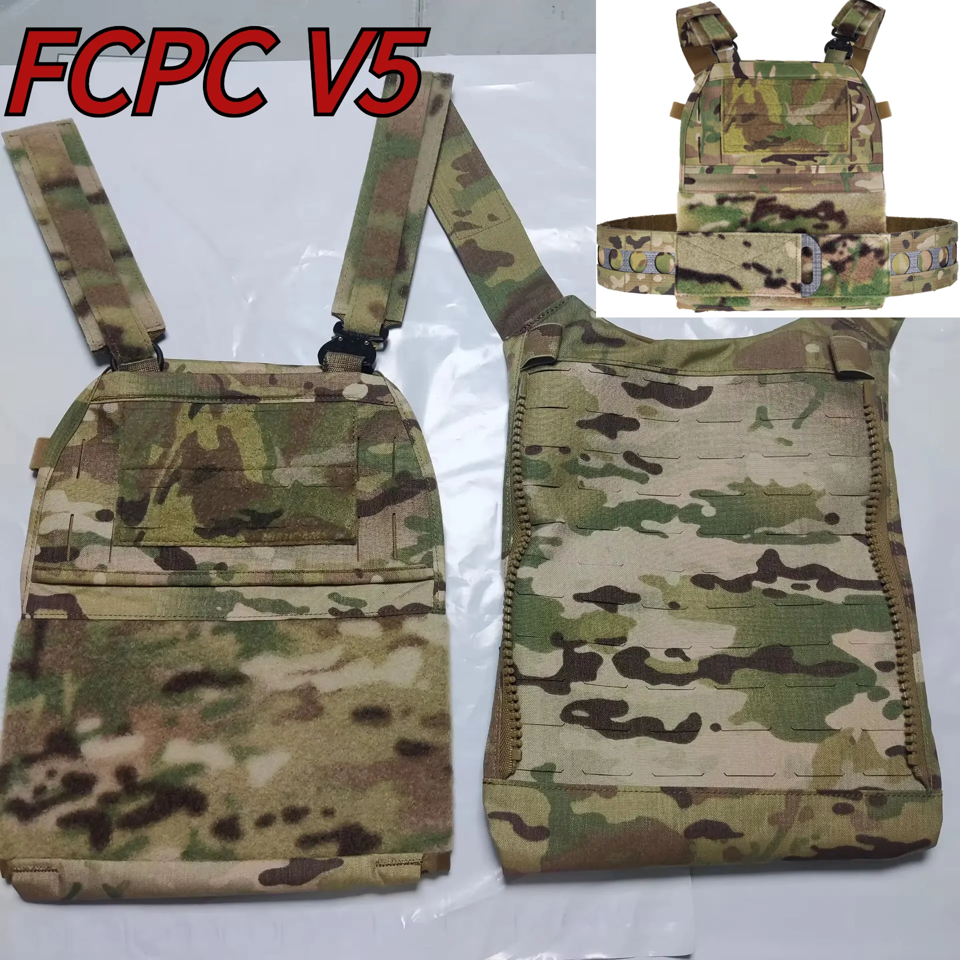 FE-RRO FCPC V5 chaleco táctico ligero EVA, corte láser airsoft - imagen 4