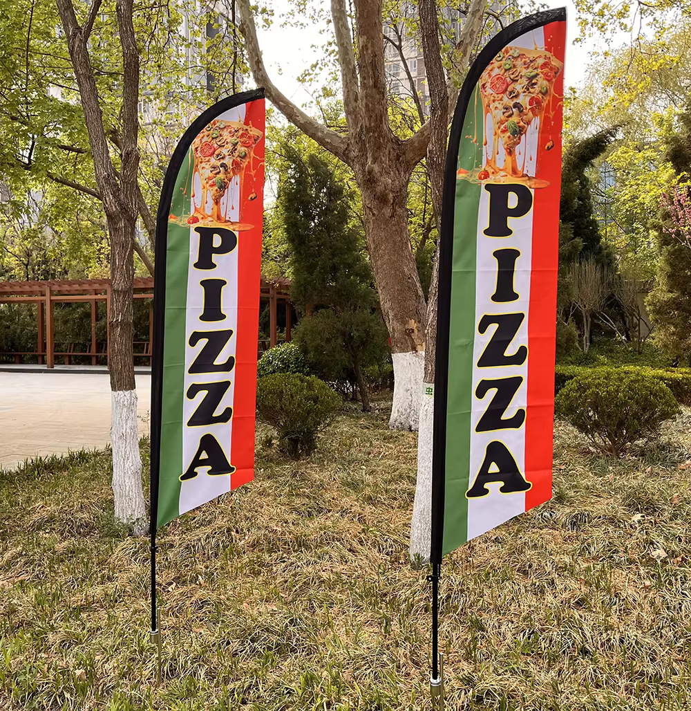 Bandera de plumas publicitaria personalizada - imagen 2