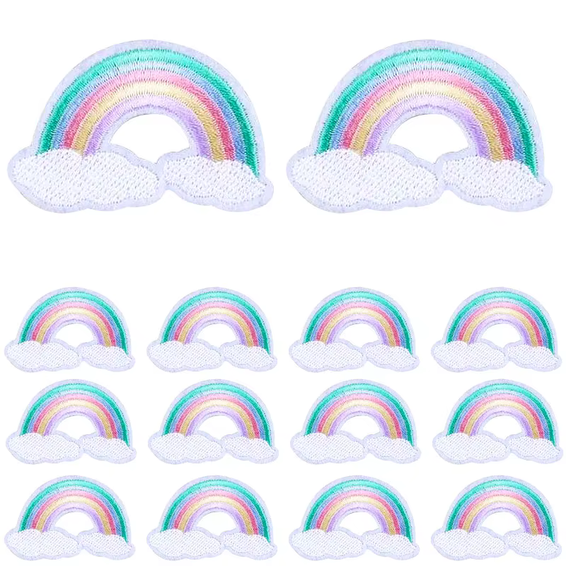 Pack completo de 10 parches con diseños variados