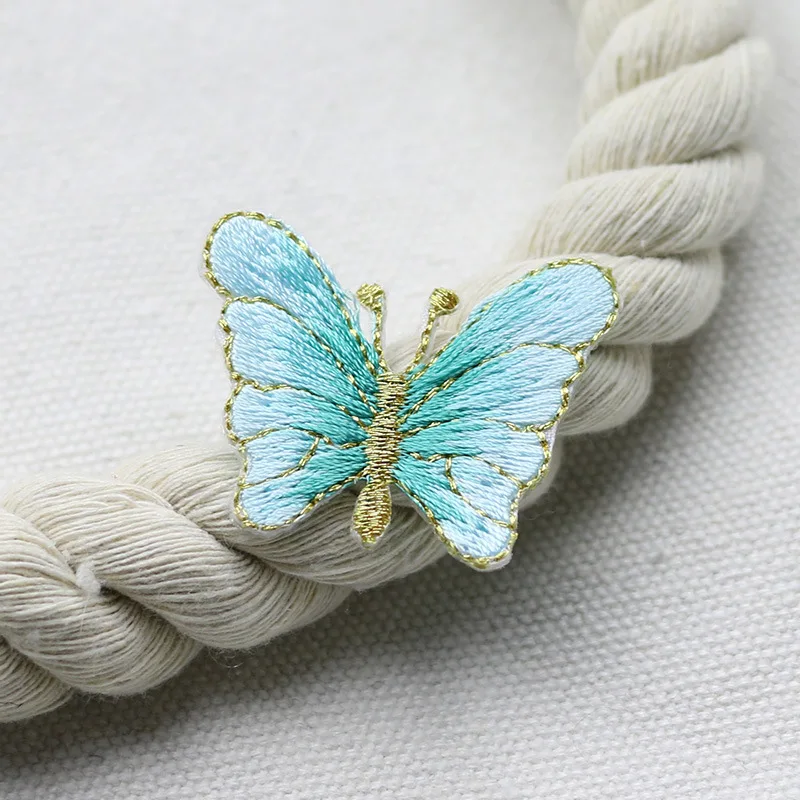 Parche termoadhesivo bordado mariposa para planchar, reparación DIY - imagen 5