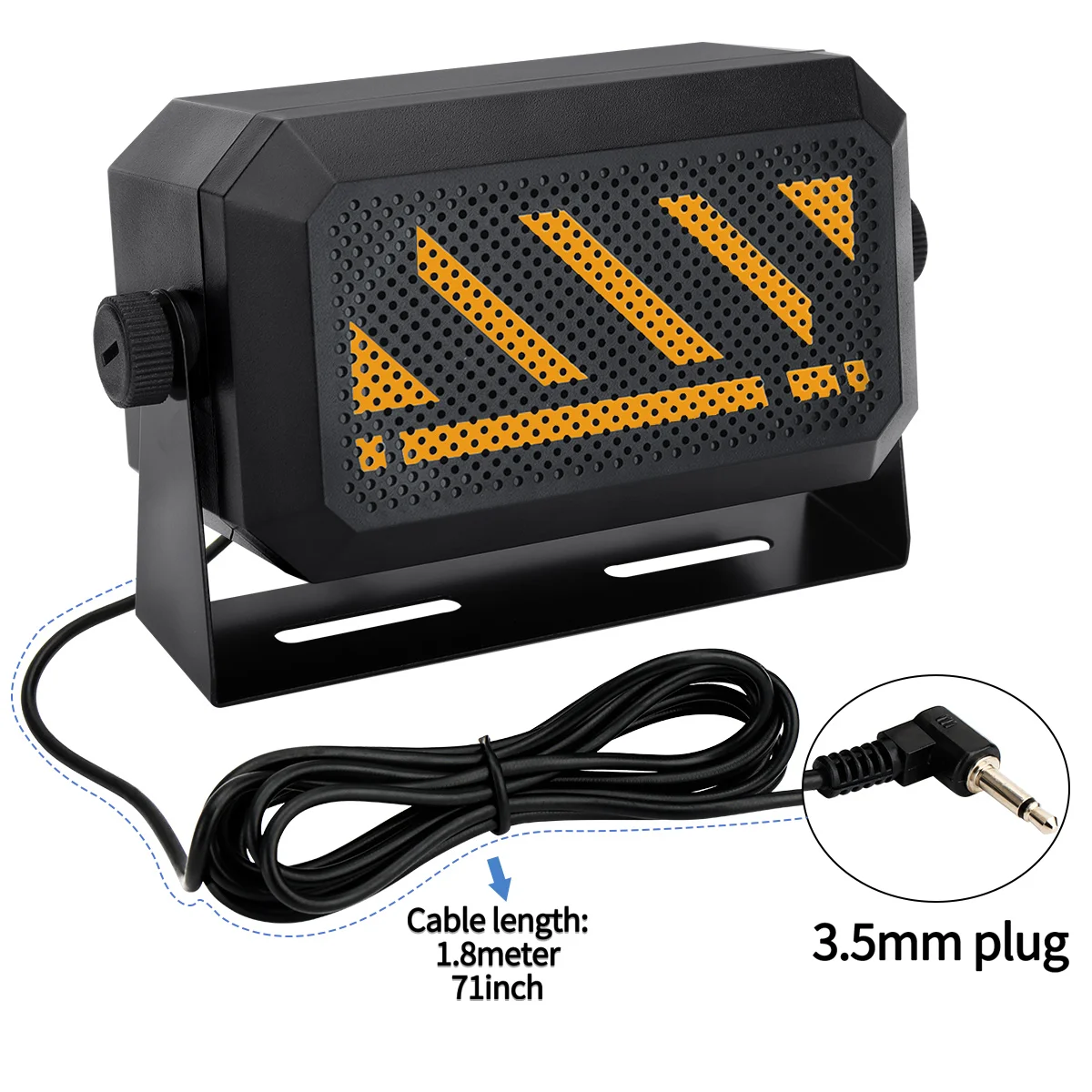 ABBREE Altavoz para radio móvil externo con jack - imagen 5
