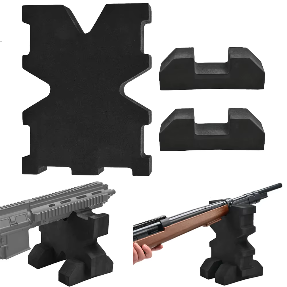 X-Block Banco de tiro espuma EVA – Soporte táctico rifle y escopeta - imagen 4