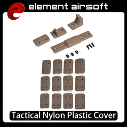 Cubierta táctica M-LOK/KeyMod de nailon y polímero para airsoft