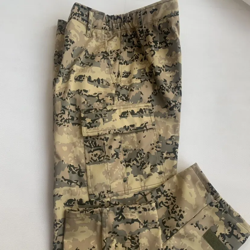 Pantalones tácticos camuflaje floral verde para exterior invierno