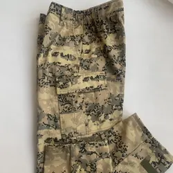 Pantalones tácticos camuflaje floral verde para exterior invierno