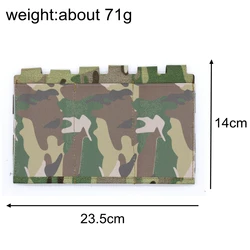 Portacargador táctico MOLLE elástico para 5,56/7,62 mm