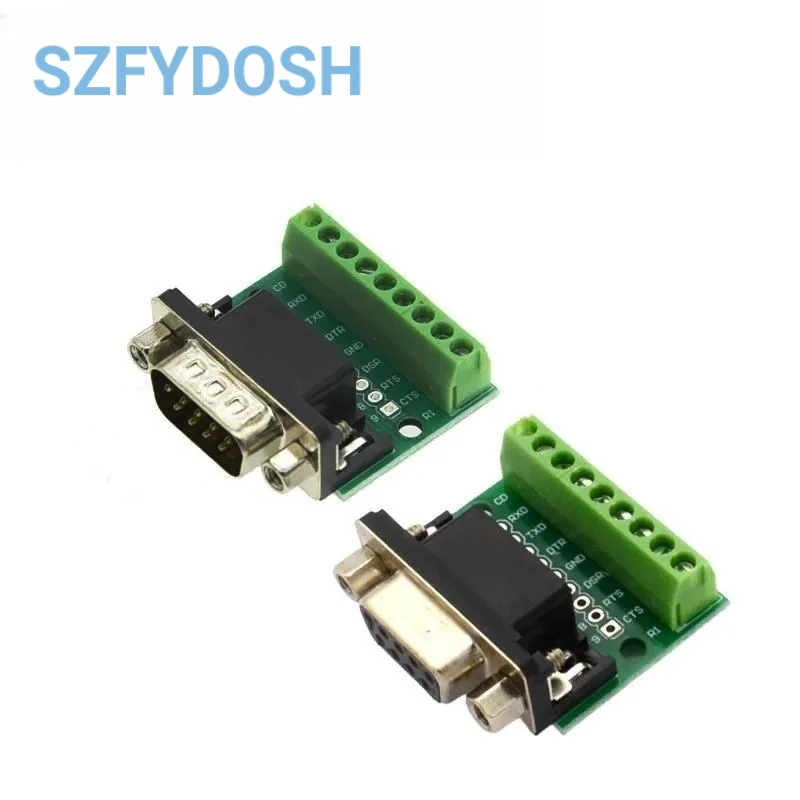 Adaptador DB9 macho hembra RS232 RS485 para conexiones serie - imagen 4