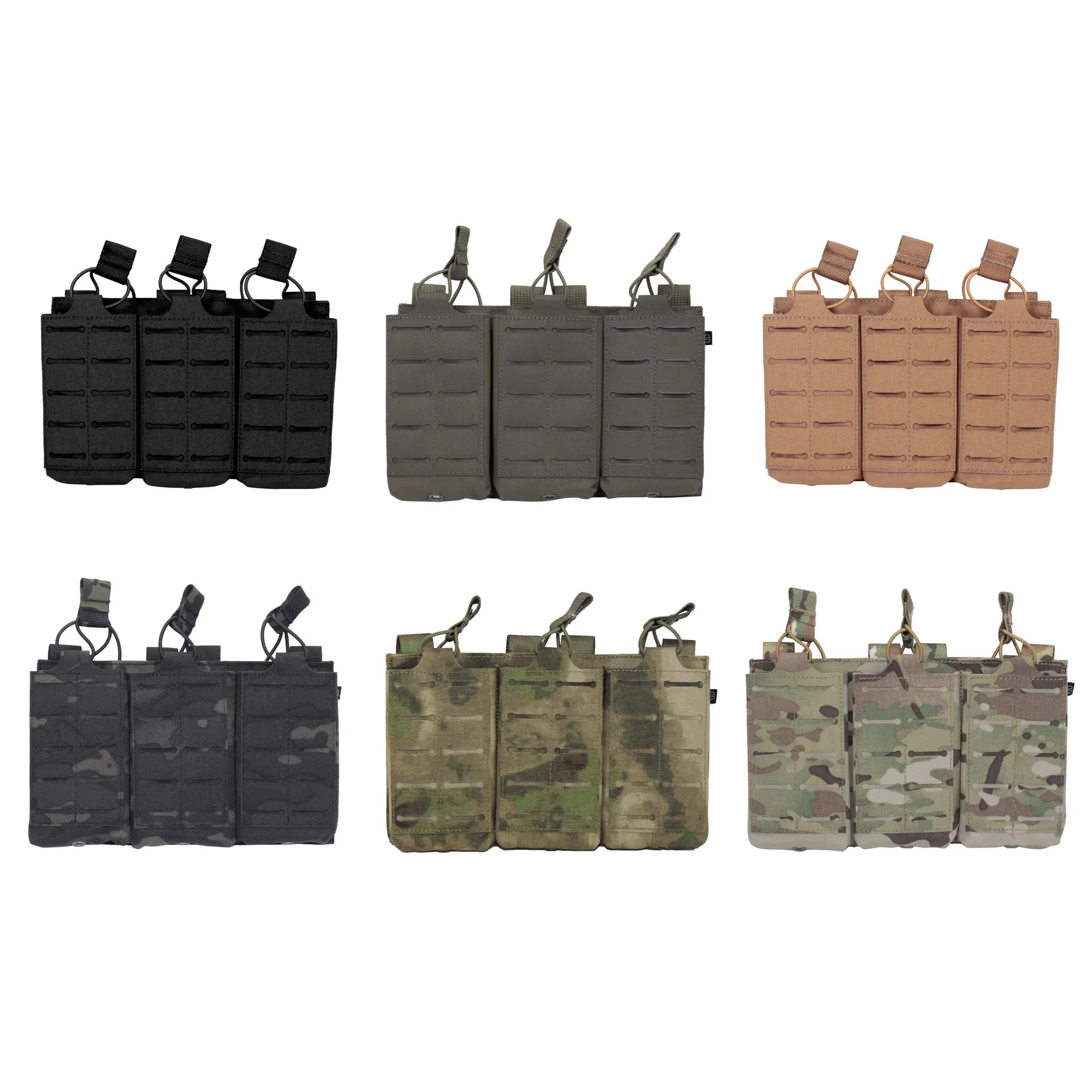 Bolsas portacargadores MOLLE Triple Mags para chaleco portaplacas - imagen 2