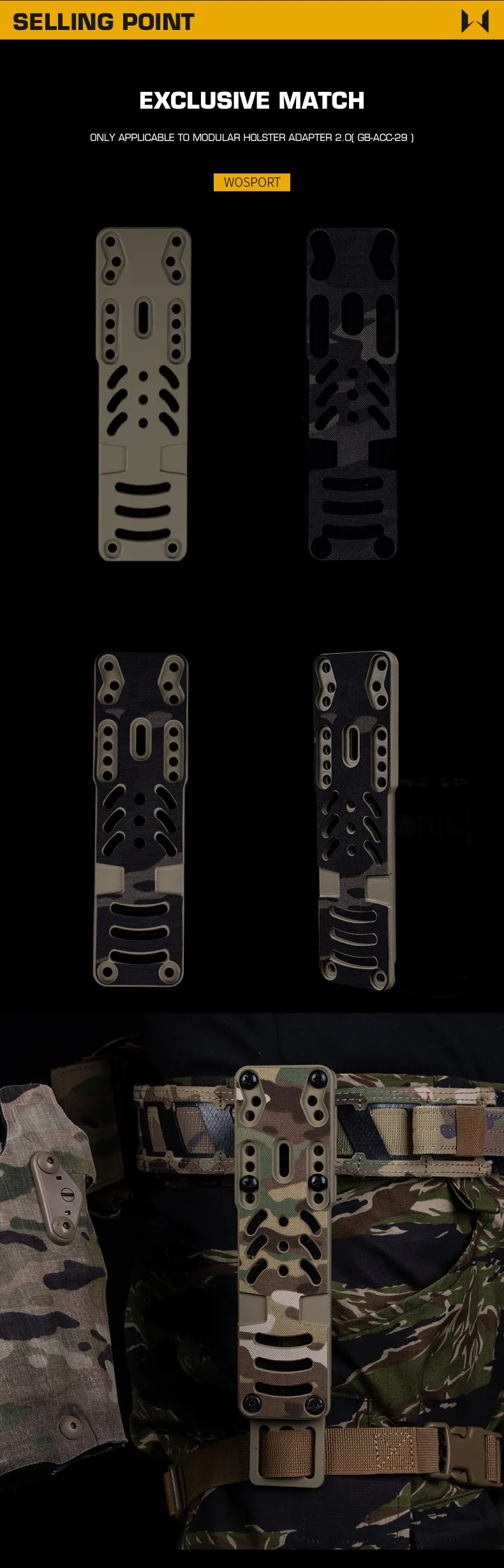 Aplicación en accesorios