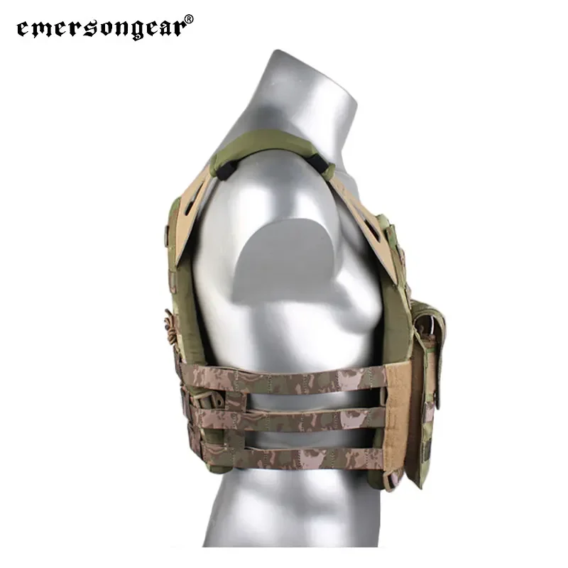Emersongear NJPC chaleco táctico porta placa MOLLE airsoft combate - imagen 3