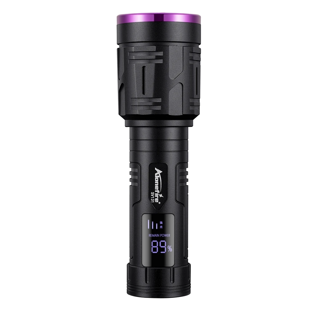 Linterna UV con escala de medición