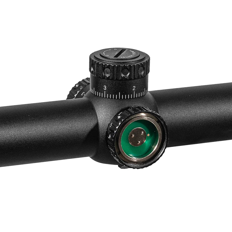 Fire Wolf Mira telescópica táctica retícula SFP con luz roja y verde - imagen 2