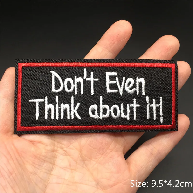 Parche bordado táctico – Texto personalizado para coser o planchar - imagen 5