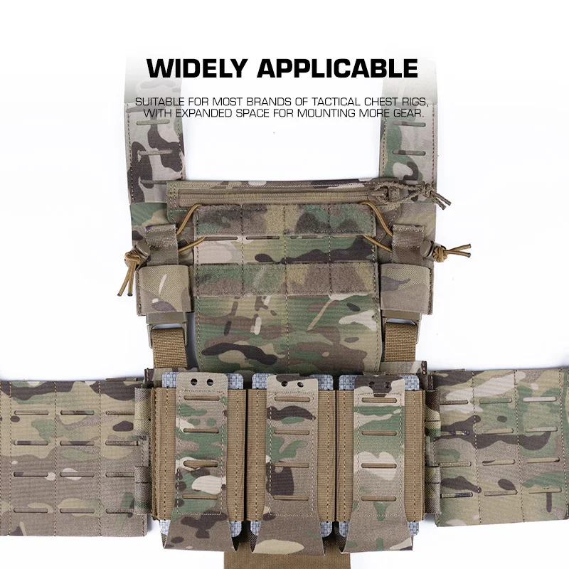 D3CRM Arnés táctico con panel frontal de velcro para airsoft - imagen 4