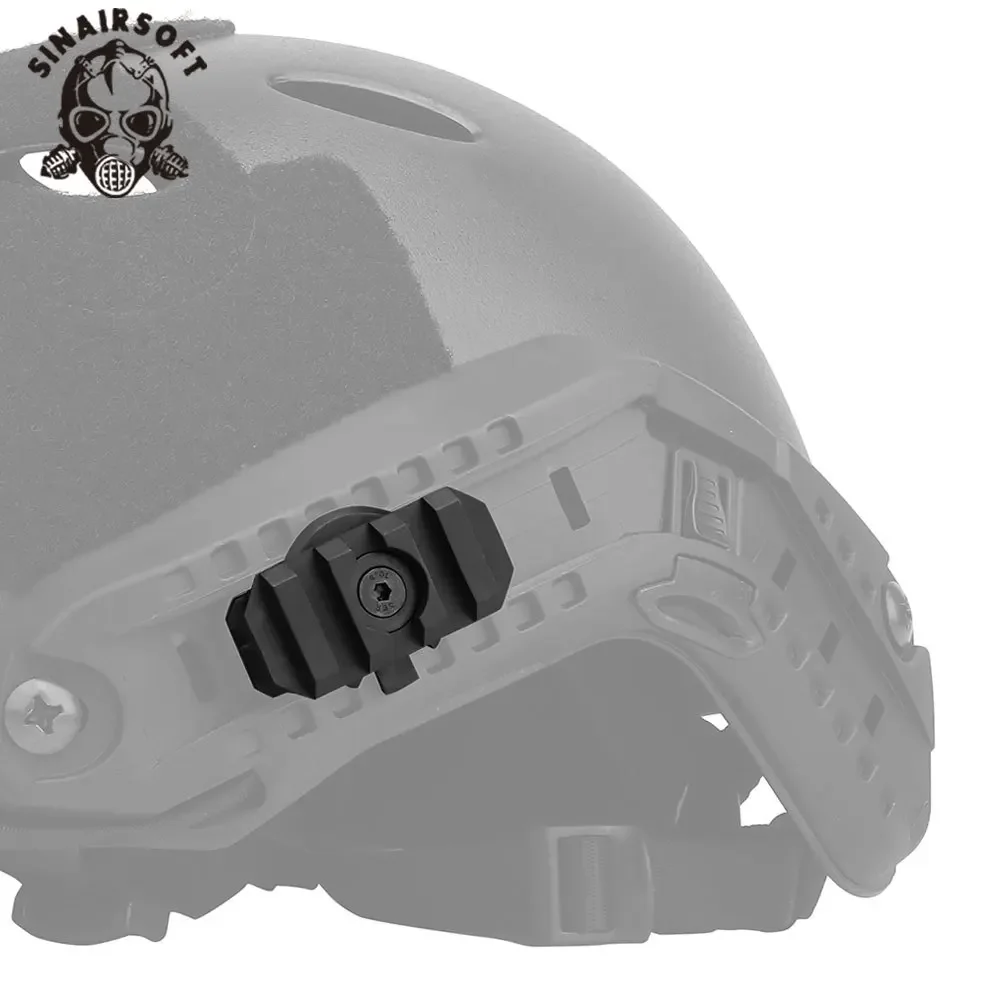 Adaptador lateral con accesorio de casco