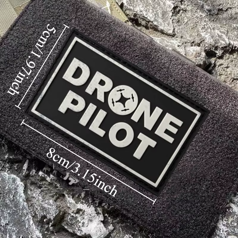 Parche moral PVC Piloto de Dron – Táctico con velcro