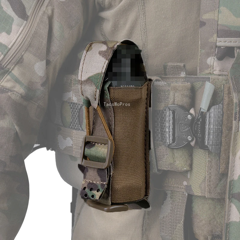 Bolsa táctica MOLLE elástica para granadas de choque Airsoft