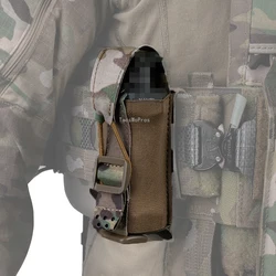 Bolsa táctica MOLLE elástica para granadas de choque Airsoft