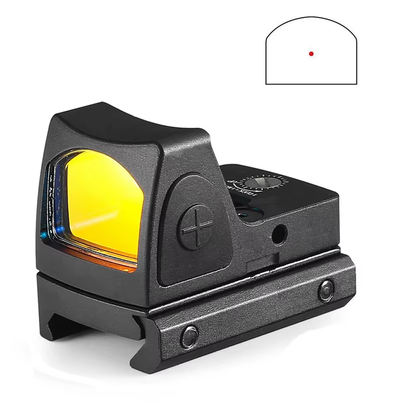 MR mira punto rojo mini compatible con riel de 20 mm para caza táctica
