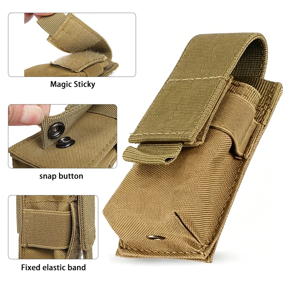 Detalle de la bolsa de herramientas de nailon resistente al desgaste