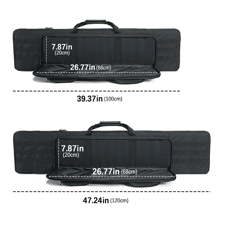 Funda táctica acolchada para arma larga – Estuche de transporte seguro - imagen 4