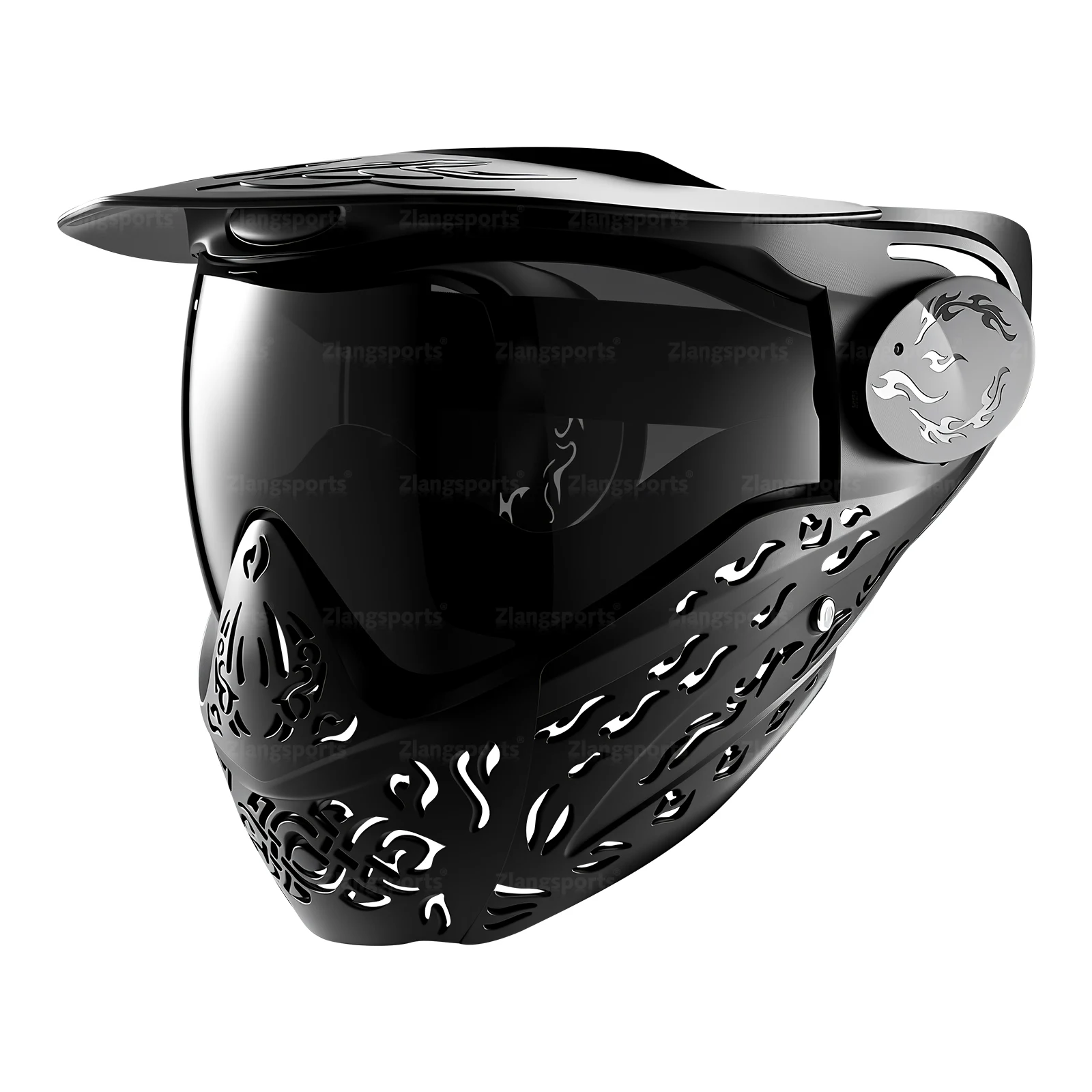 Máscara integral de paintball con doble lente desmontable - imagen 2