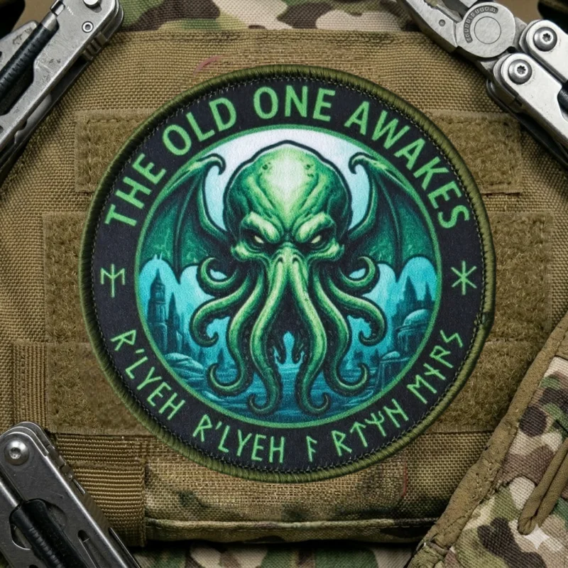 Parche táctico pulpo The Beast con velcro para brazalete y ropa - imagen 3