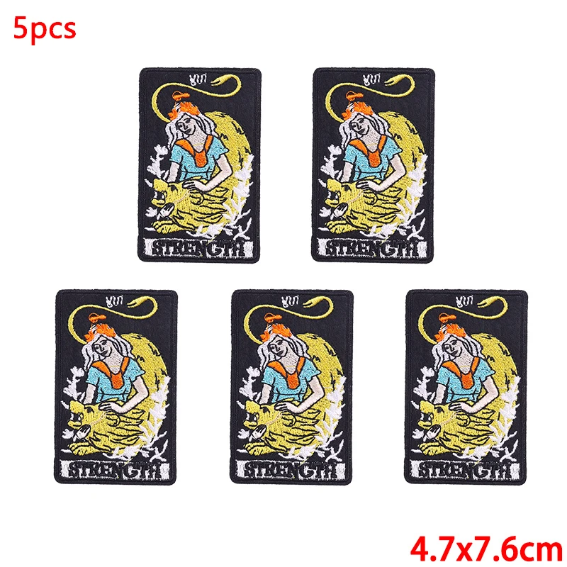 Parche táctico MOLLE cráneo tarot – Termoadhesivo para uniforme y mochila