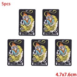 Parche táctico MOLLE cráneo tarot – Termoadhesivo para uniforme y mochila